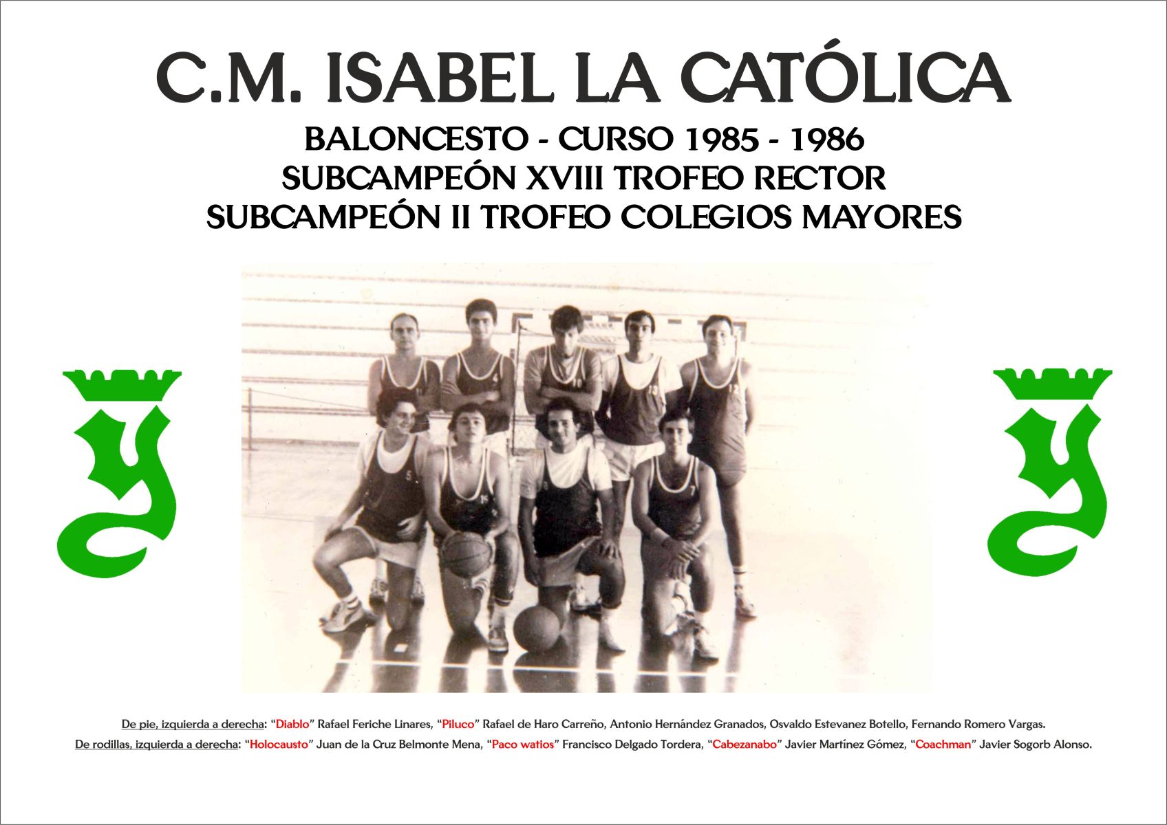 BALONCESTO-1985-1986-XVIII-Trofeo-Rector