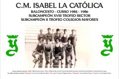 BALONCESTO-1985-1986-XVIII-Trofeo-Rector